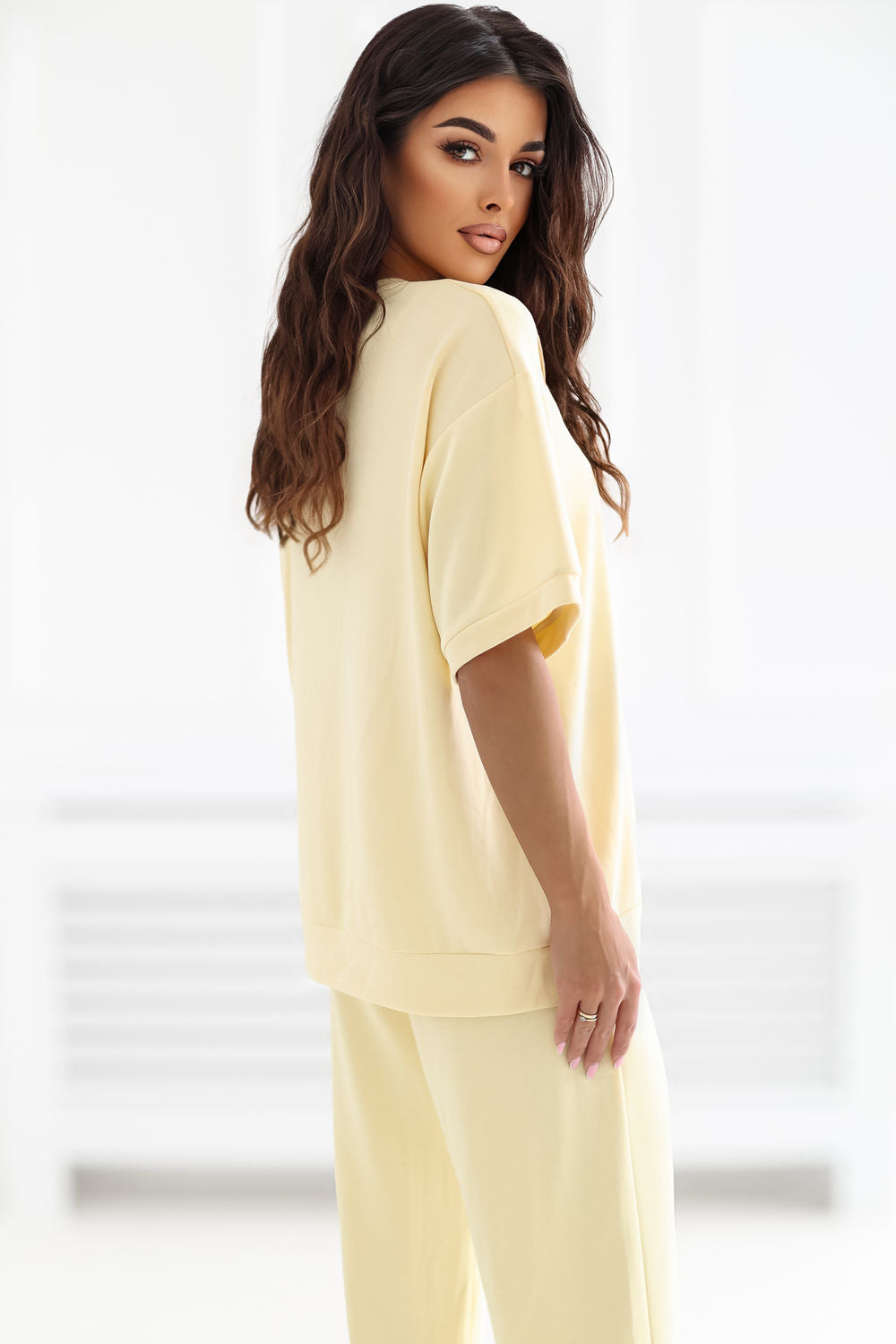 Rue Paris Light Yellow Co-Ord Set - view 3
