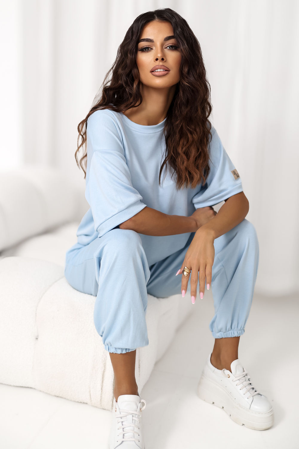 Rue Paris Light Blue Co-Ord Set - view 2