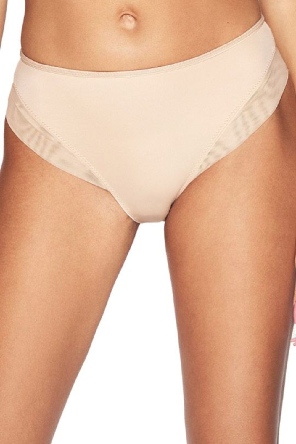 Kinga Comfort Nude Mesh Knickers - view 3