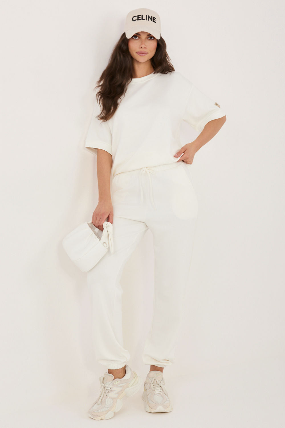 Rue Paris Ecru Round Neck Co-Ord Set