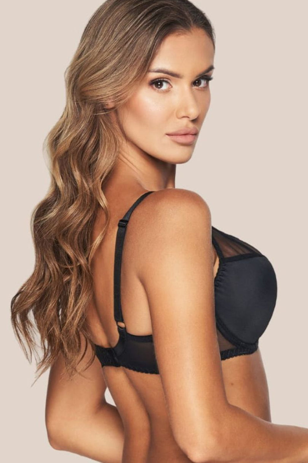 Kinga Alice Black Lace Semi-Soft Bra - view 3