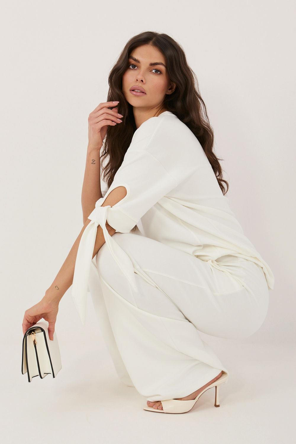 Relevance Ecru Wide Leg Co-Ord Set - view 2
