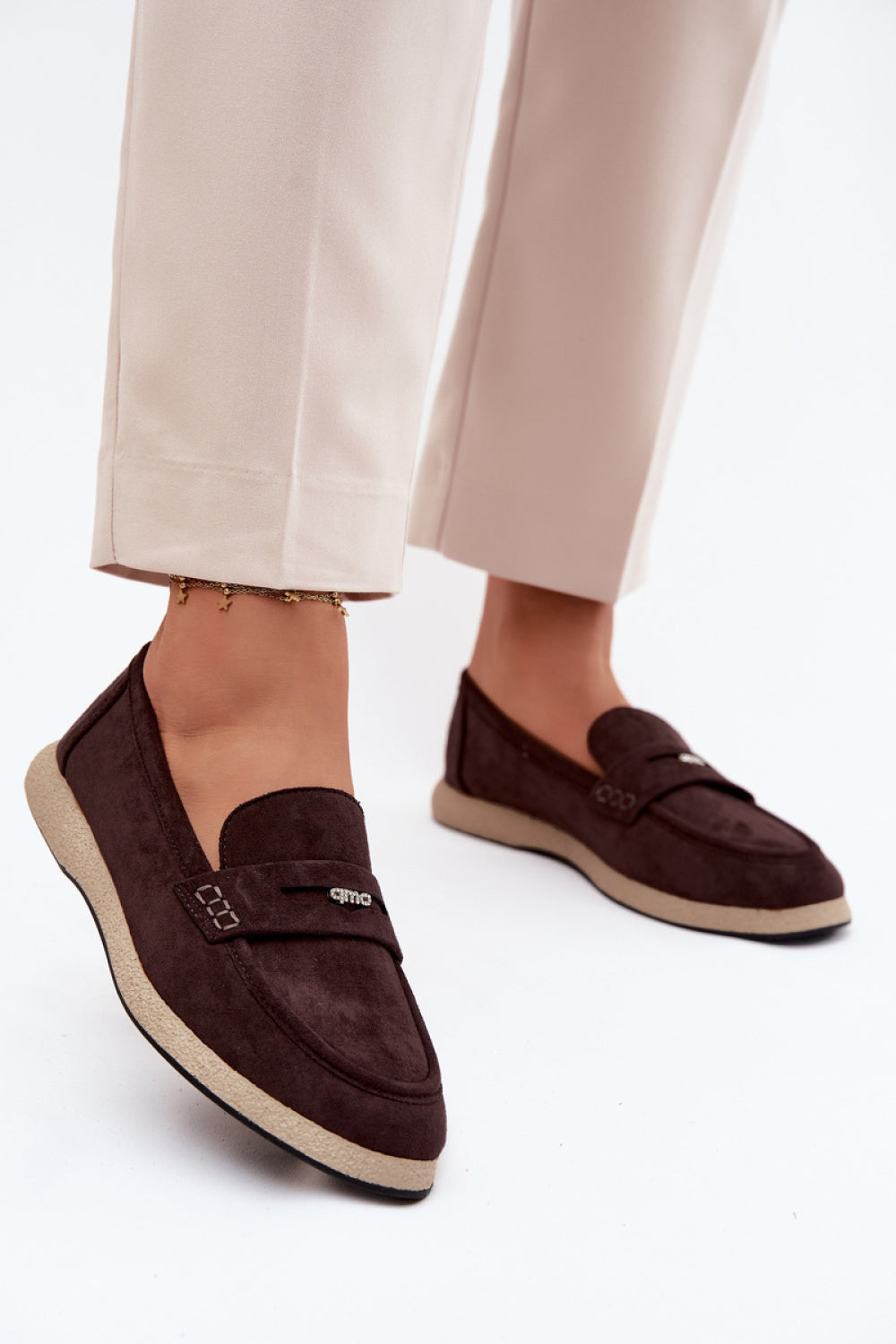 Step In Style Vinceza Chocolate Moccasins