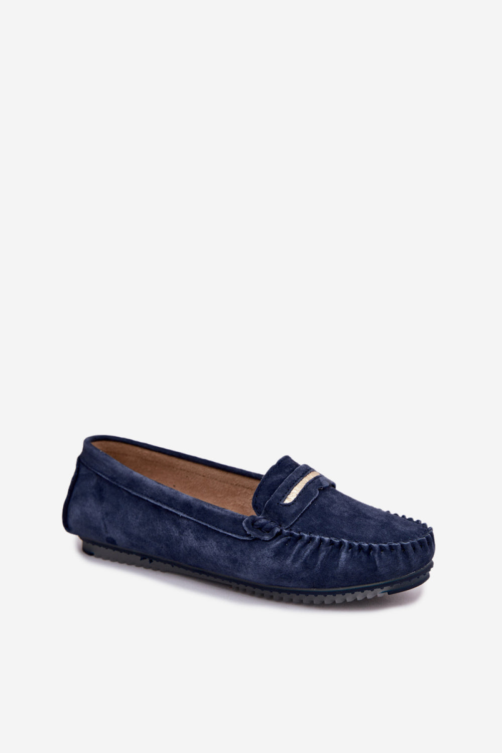 Step In Style Navy Suede Moccasins - view 2