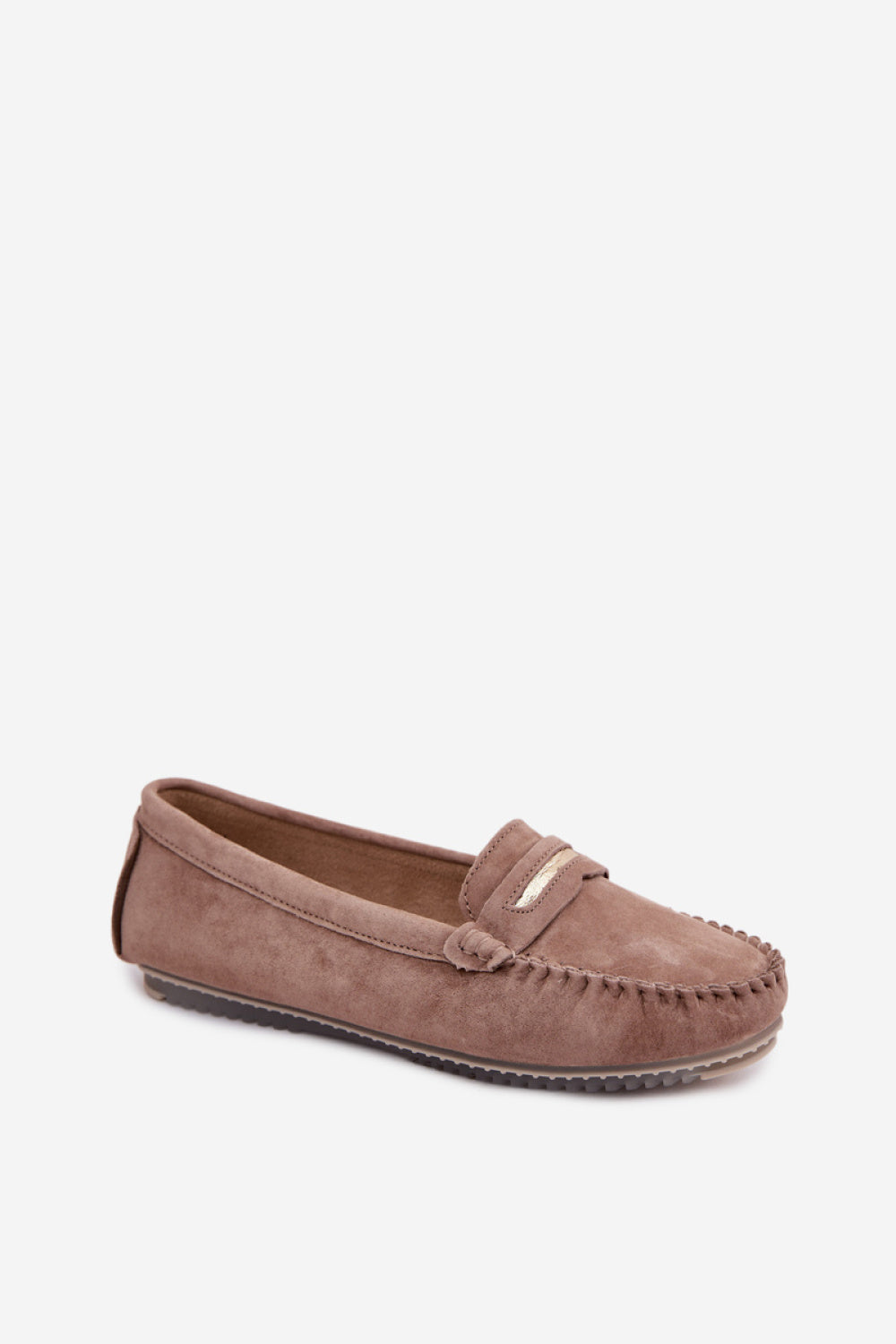 Step In Style Brown Leather Moccasins - view 2