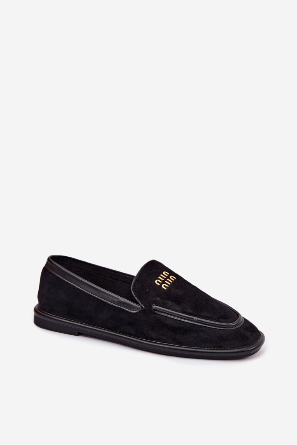 Step In Style Vinceza Black Faux Leather Moccasins - view 2