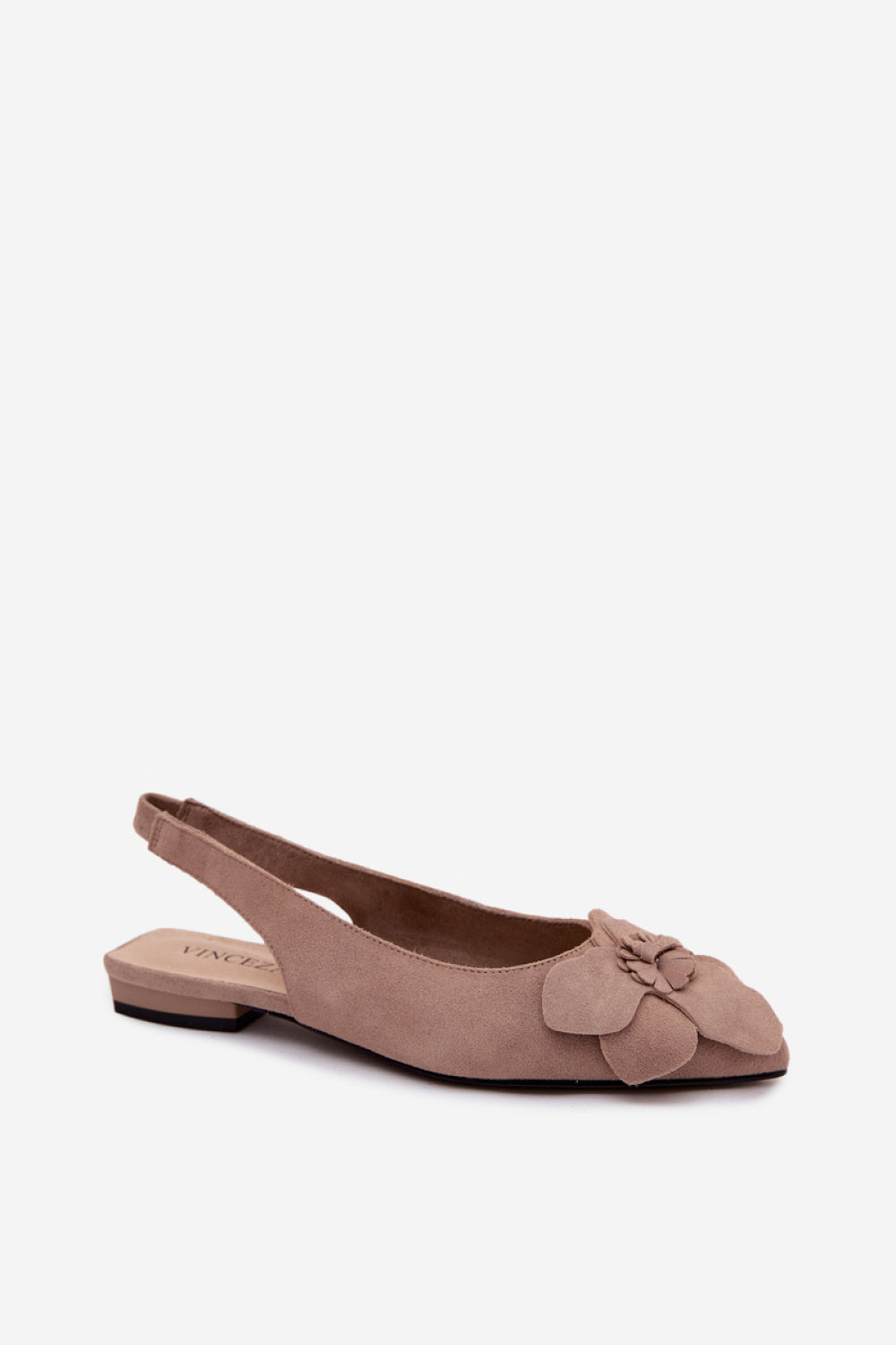 Step In Style Vinceza Beige Suede Flat Sandals - view 2