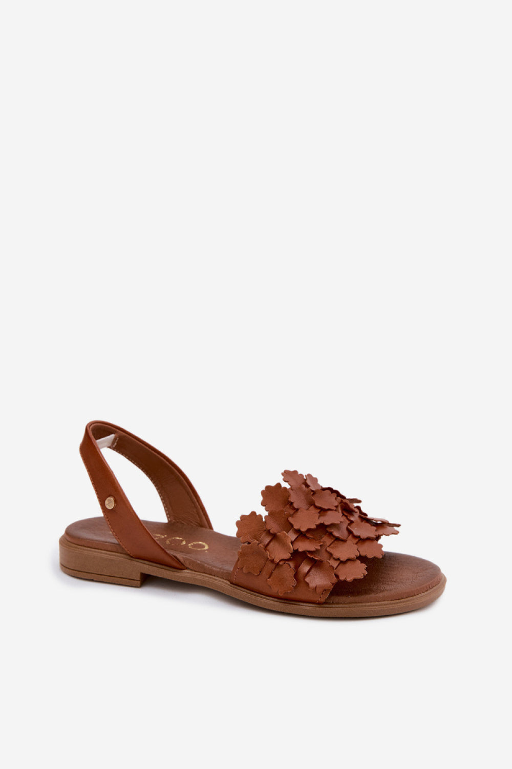 Step In Style Zazoo Brown Leather Sandals - view 2