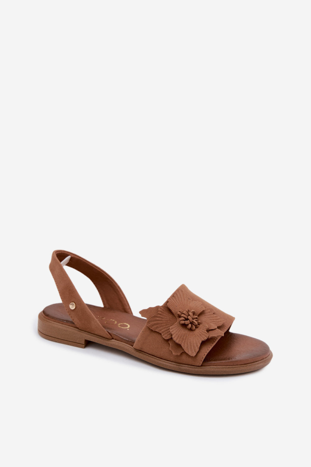 Step In Style Zazoo Brown Suede Sandals - view 2