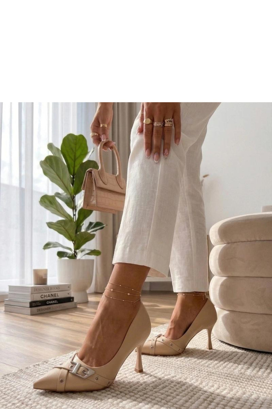 Solea Aeliana Beige High Heels
