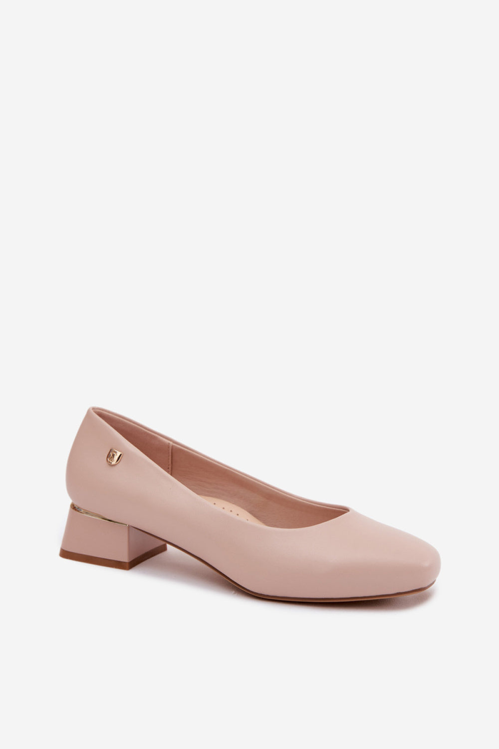 Step In Style Sergio Leone Beige Court Shoes - view 2