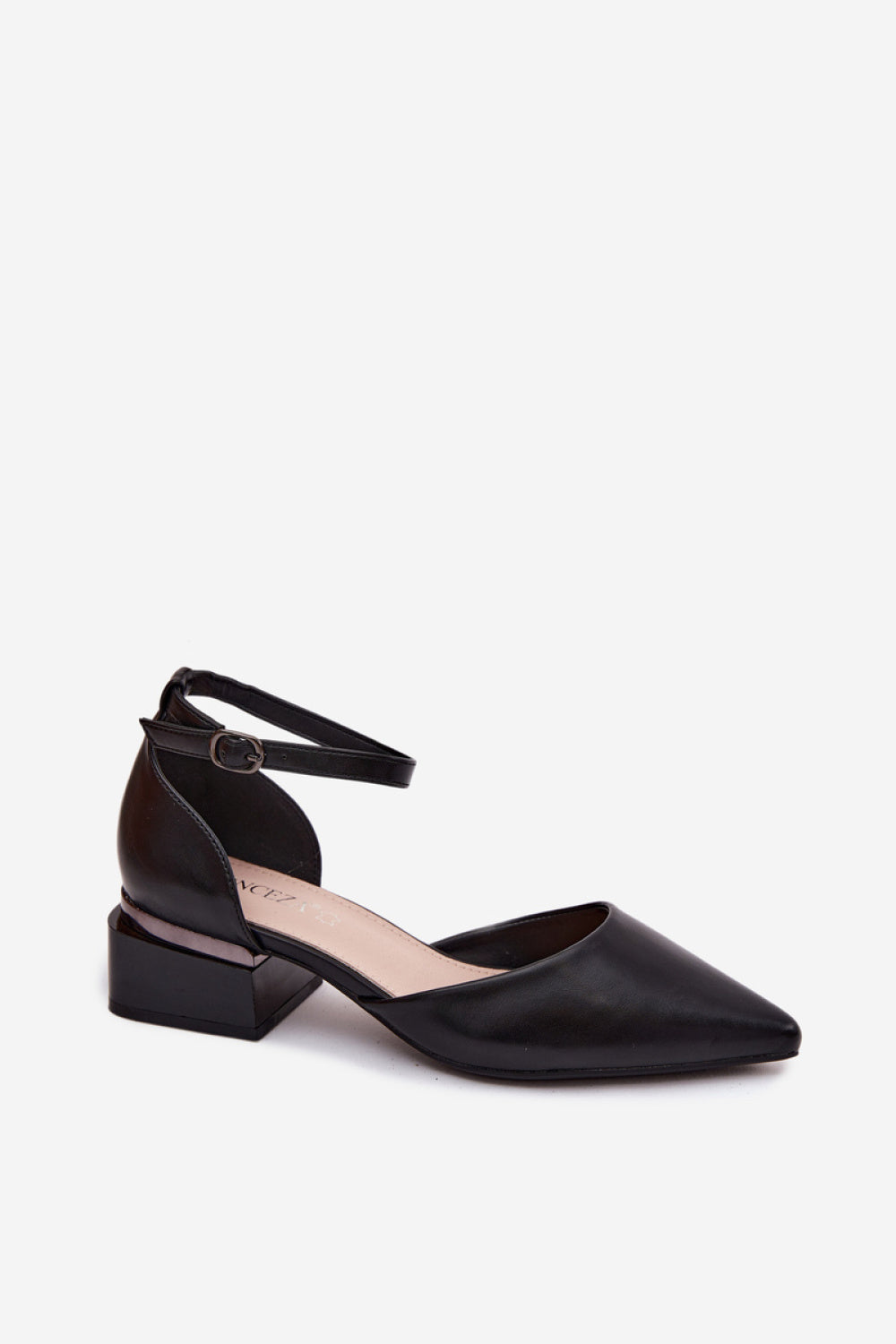 Step In Style Vinceza Black Court Shoes - view 2