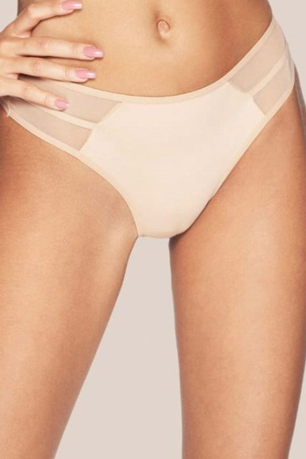 Kinga Sophie Nude Brazilian Knickers