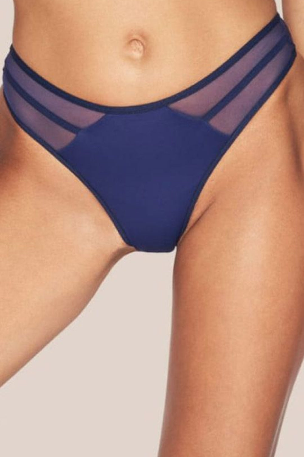 Kinga Sophie Navy Brazilian Knickers