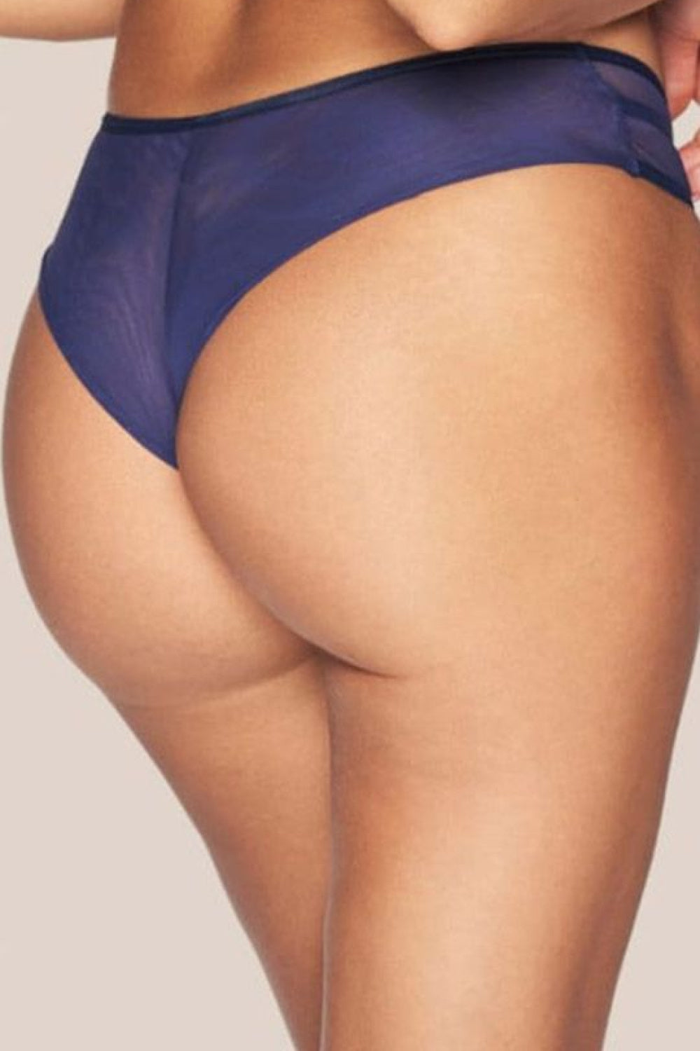 Kinga Sophie Navy Brazilian Knickers - view 3