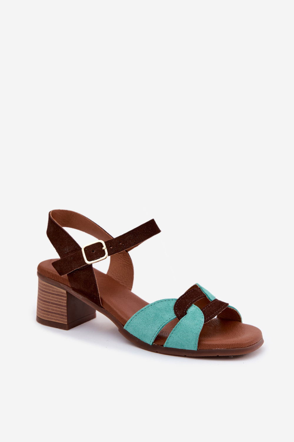 Step In Style Maciejka Brown Heeled Sandals - view 2