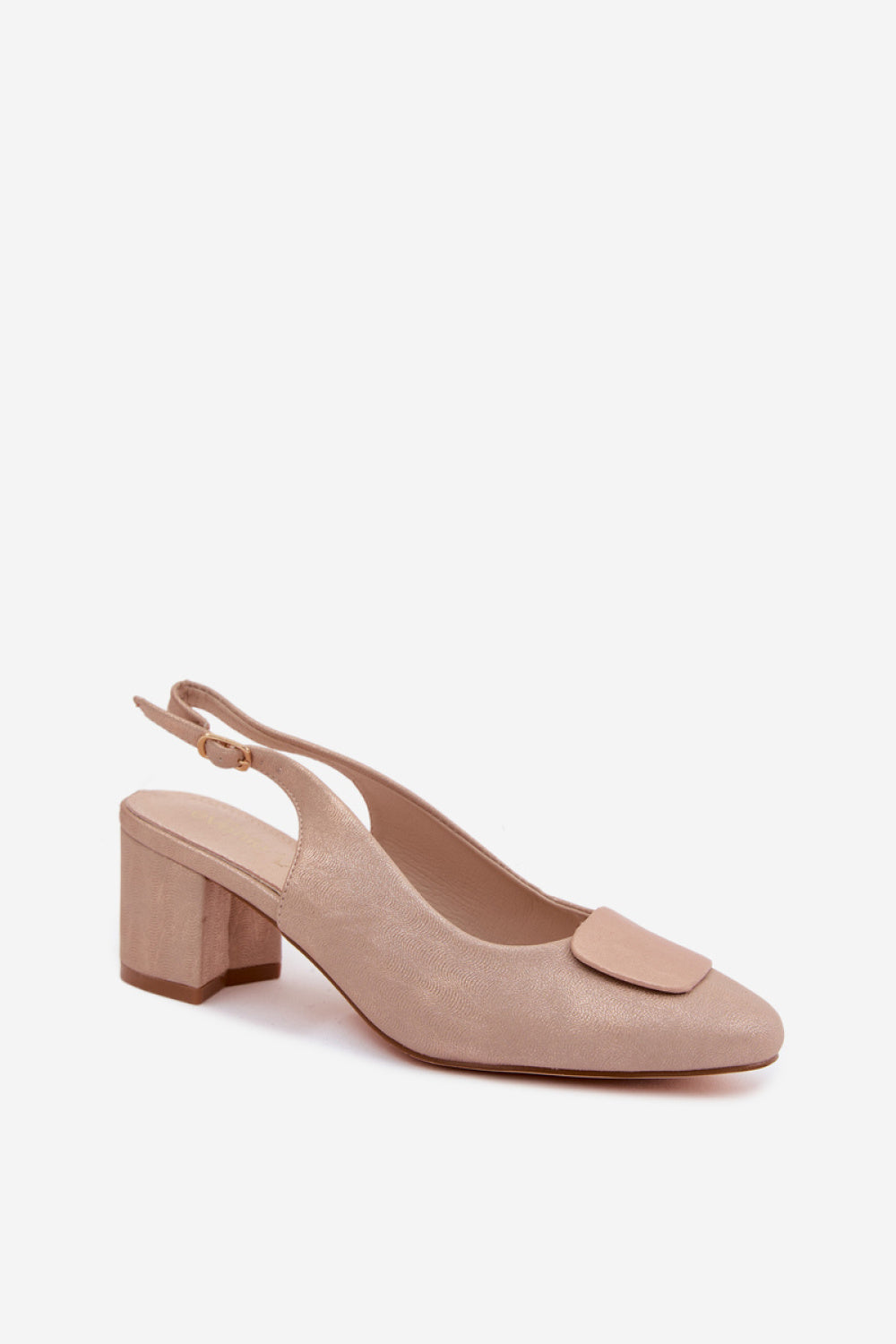 Step In Style Maden Gold Heeled Sandals - view 2