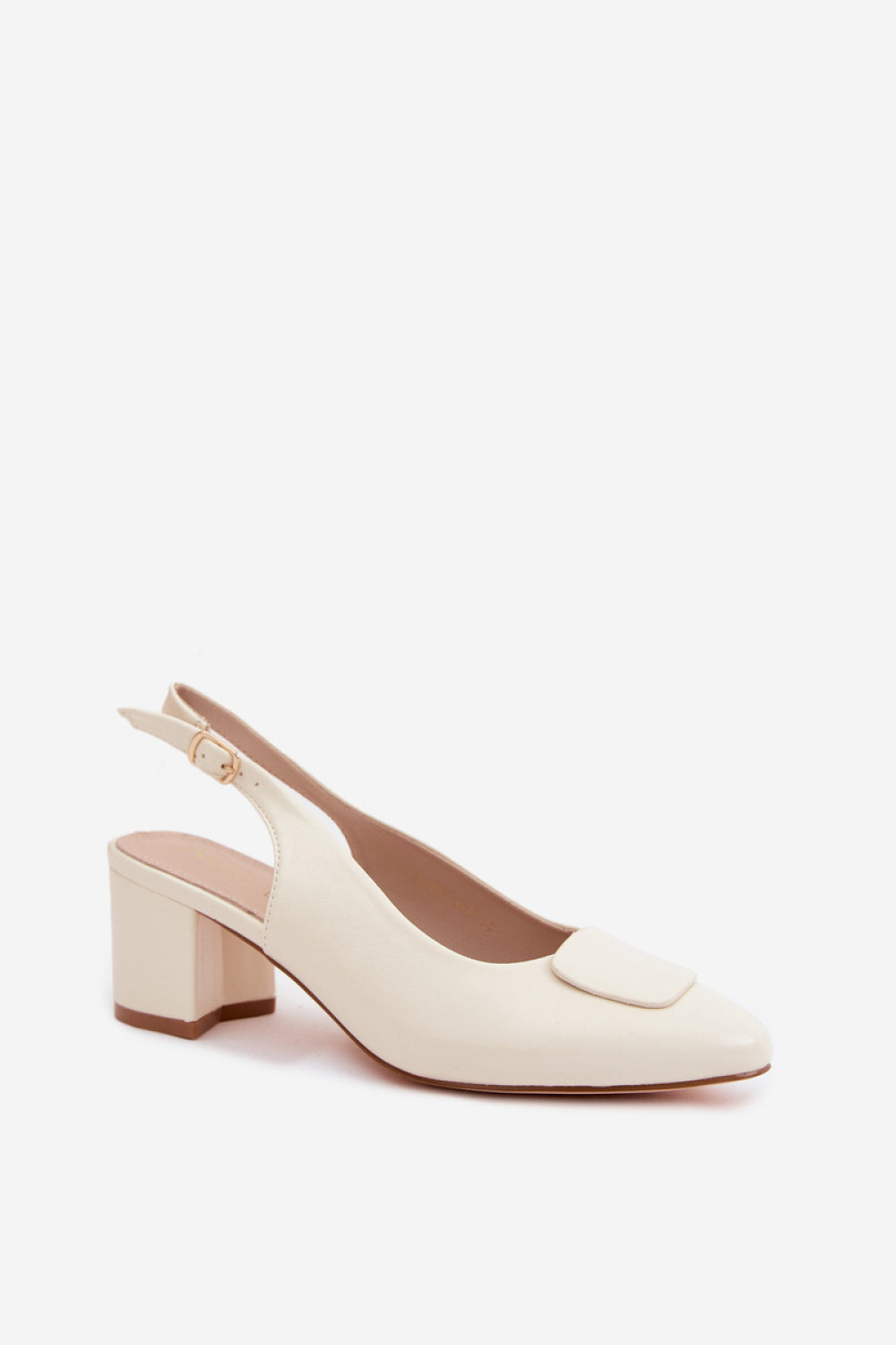 Step In Style Maden Ecru Heeled Sandals - view 2