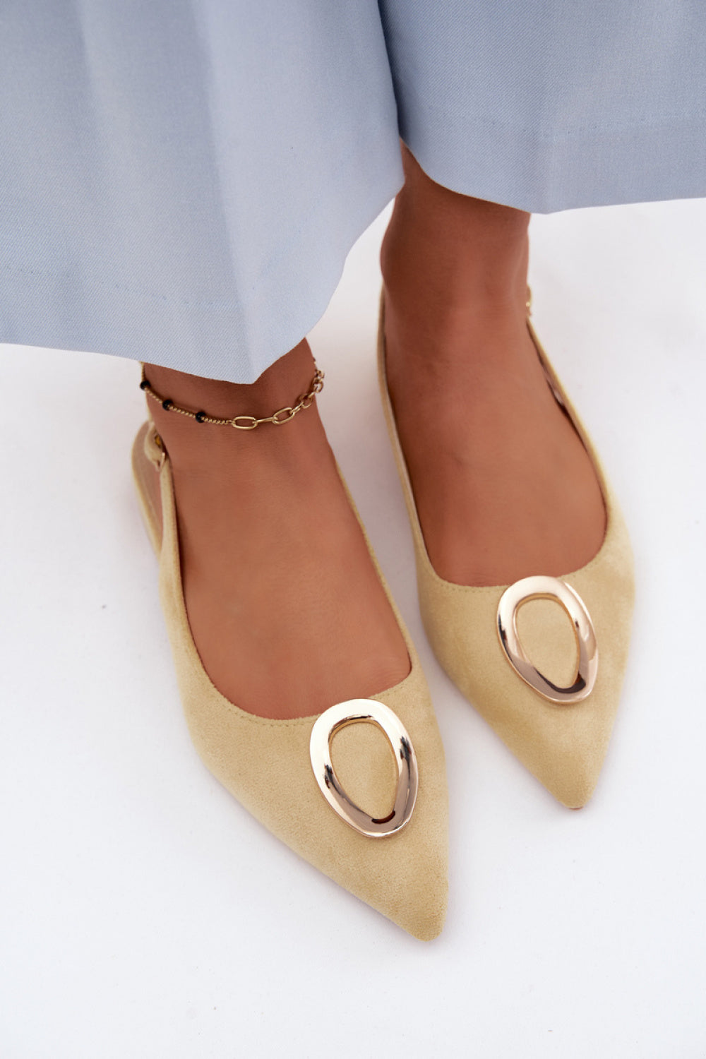 Step In Style Sparkle Yellow Sandals - view 3