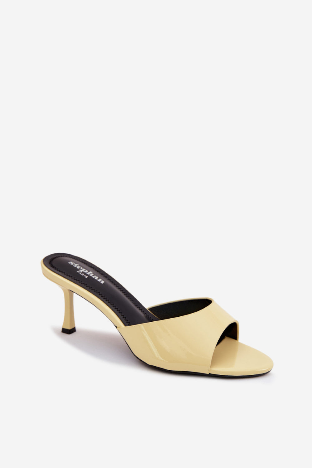 Step In Style Melissea Yellow Patent Heeled Sandals - view 2