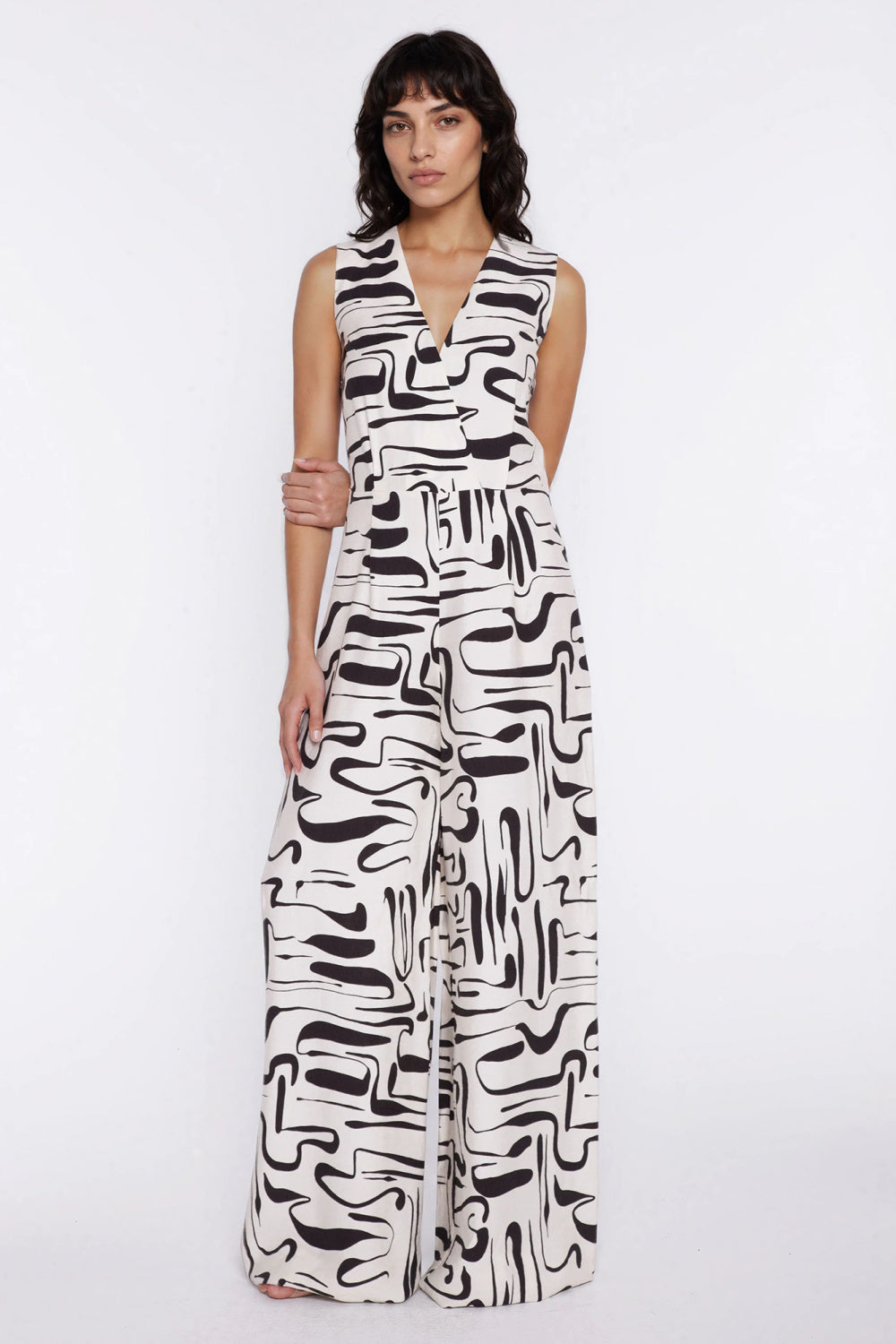 Nife Patterned Jumpsuit - view 2