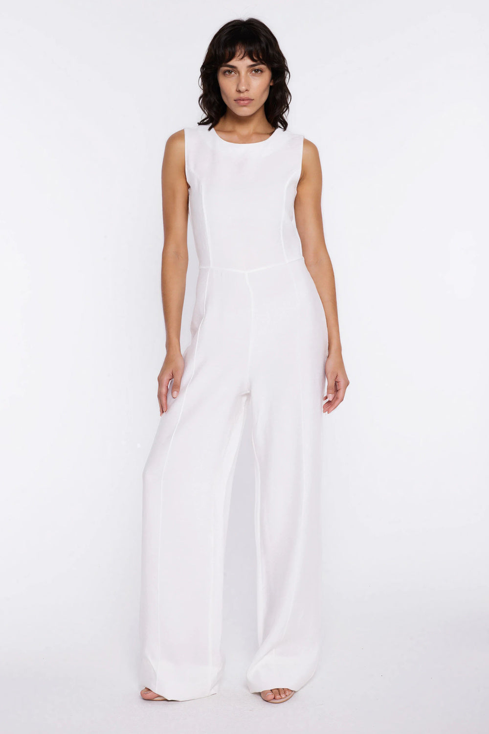 Nife Ecru Jumpsuit
