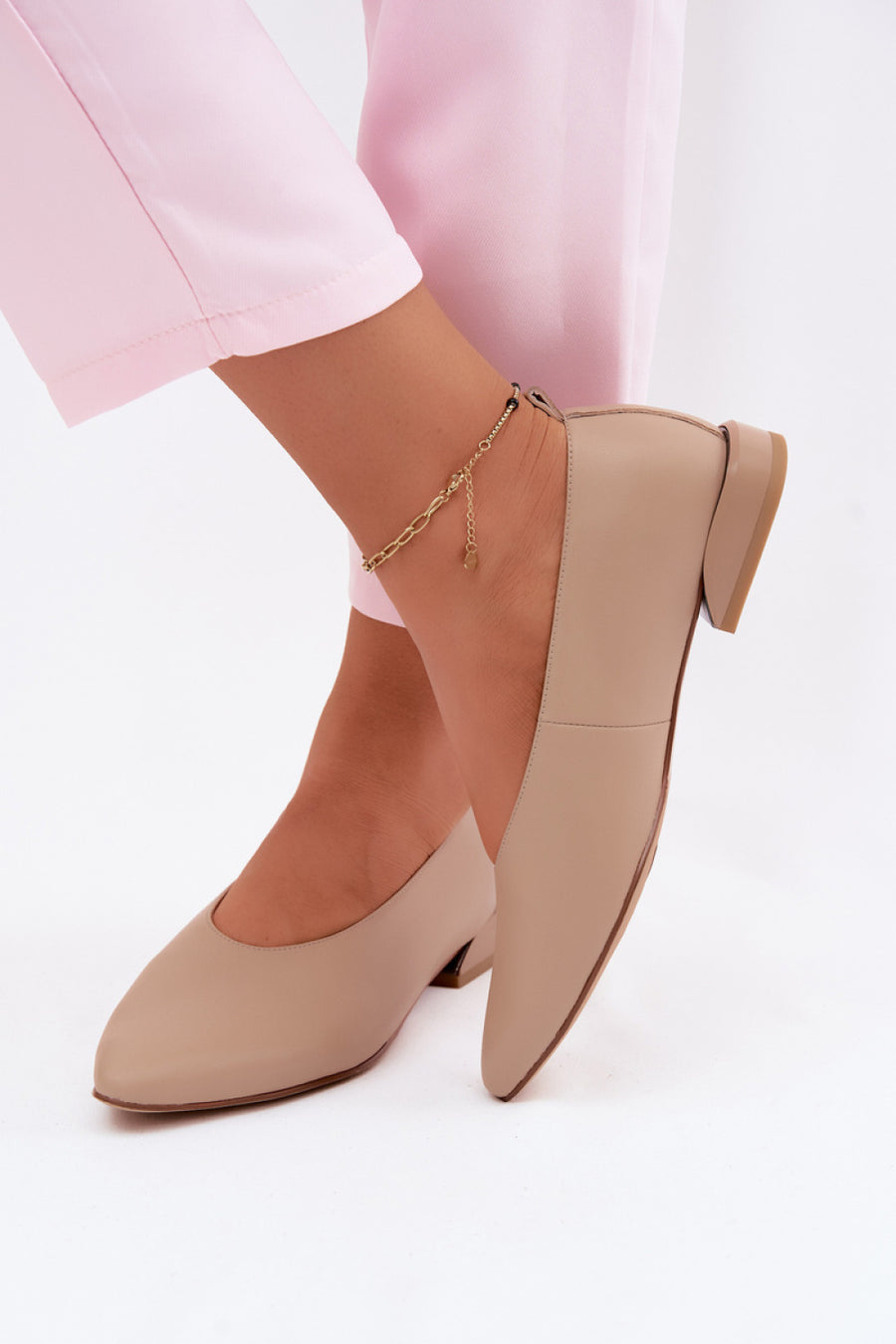 Step In Style Hoshi Beige Ballet Flats