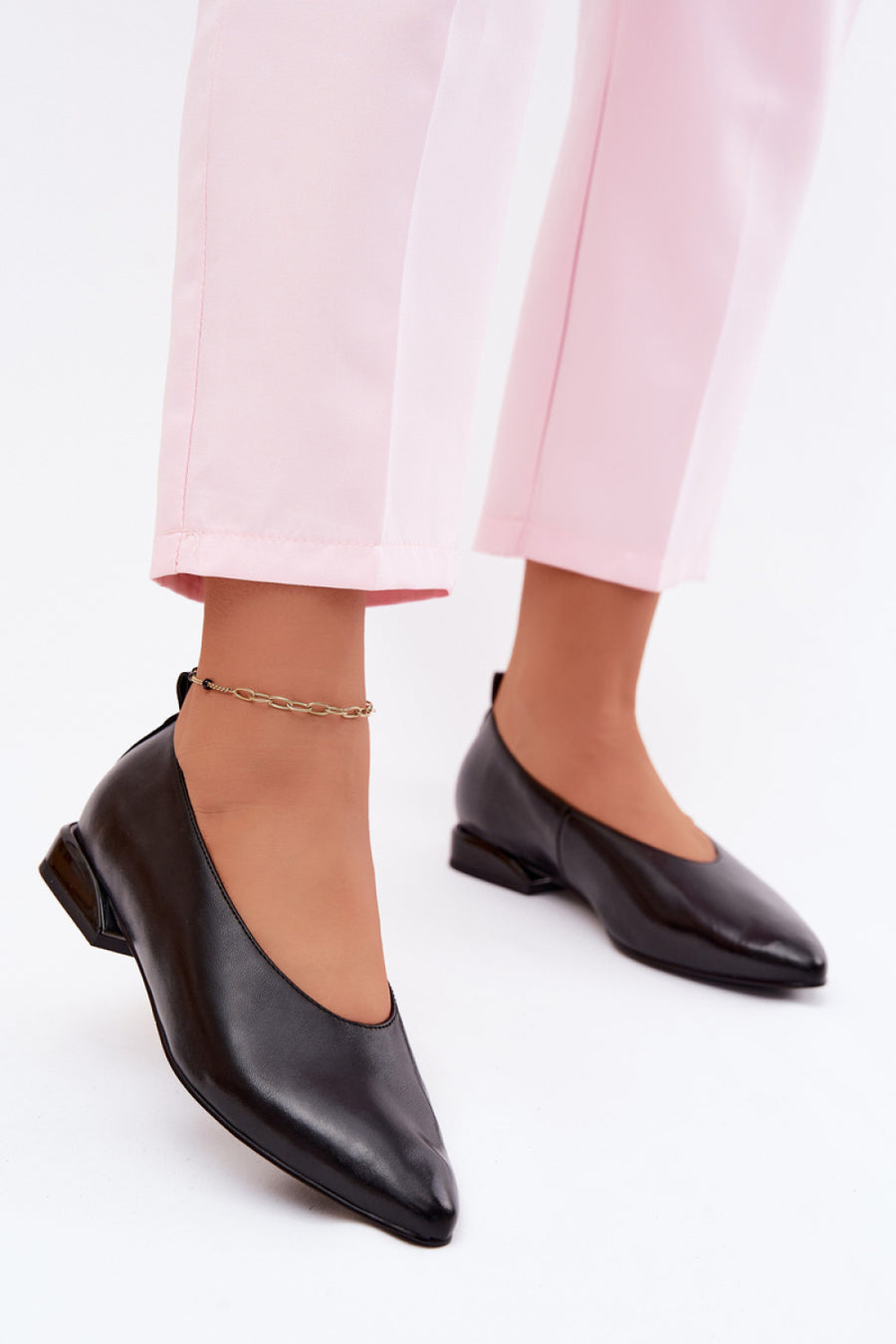 Step In Style Hoshi Black Ballet Flats