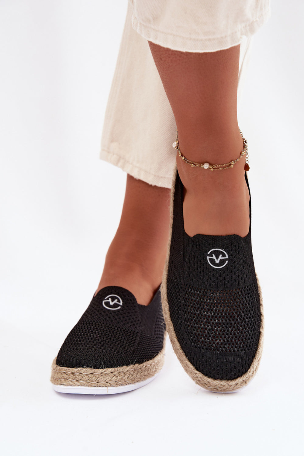 Step In Style Vinceza Black Espadrilles - view 3