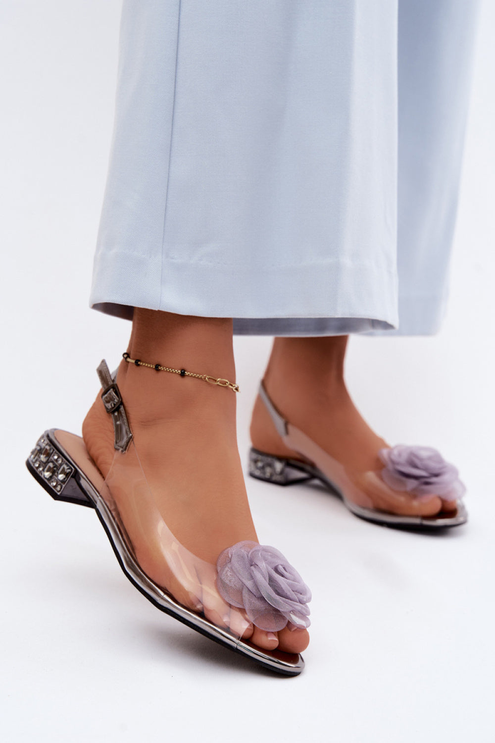 Step In Style Graphite Sandals