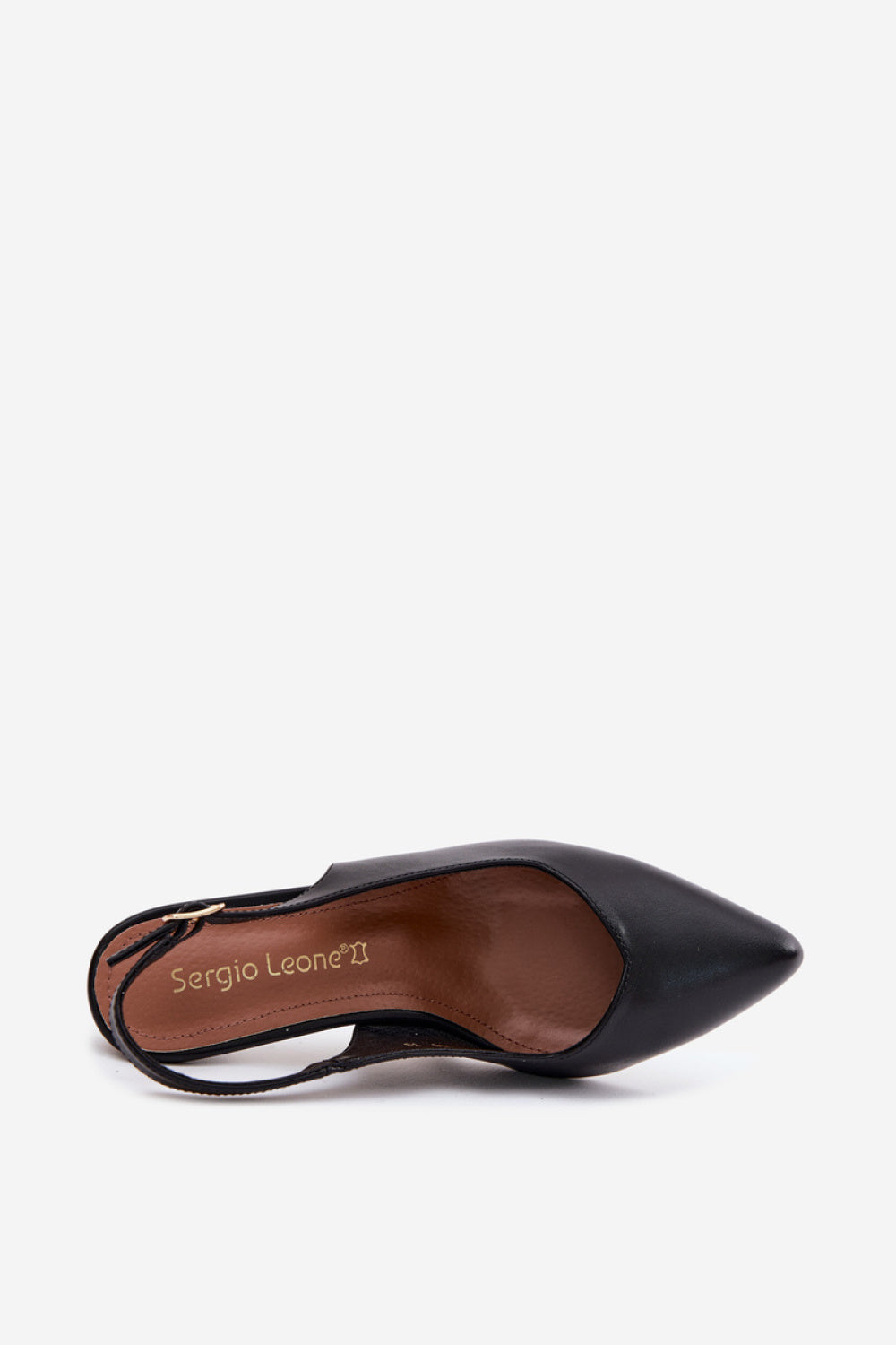 Step In Style Sergio Leone Black Heeled Sandals - view 2