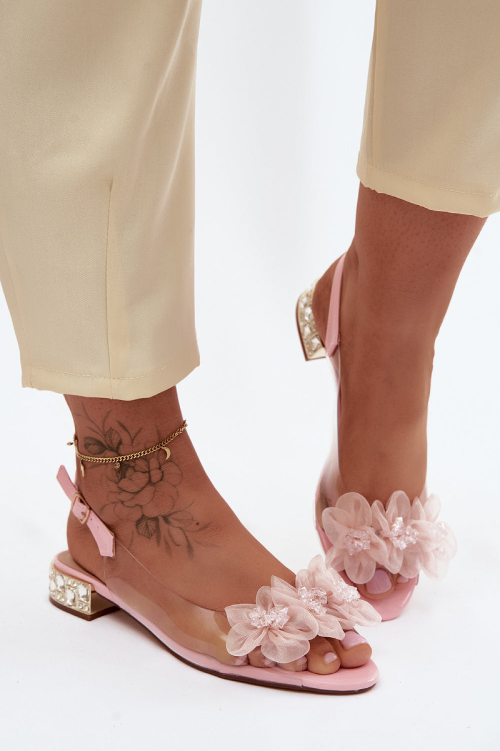 Step In Style Pink Sandals - view 3