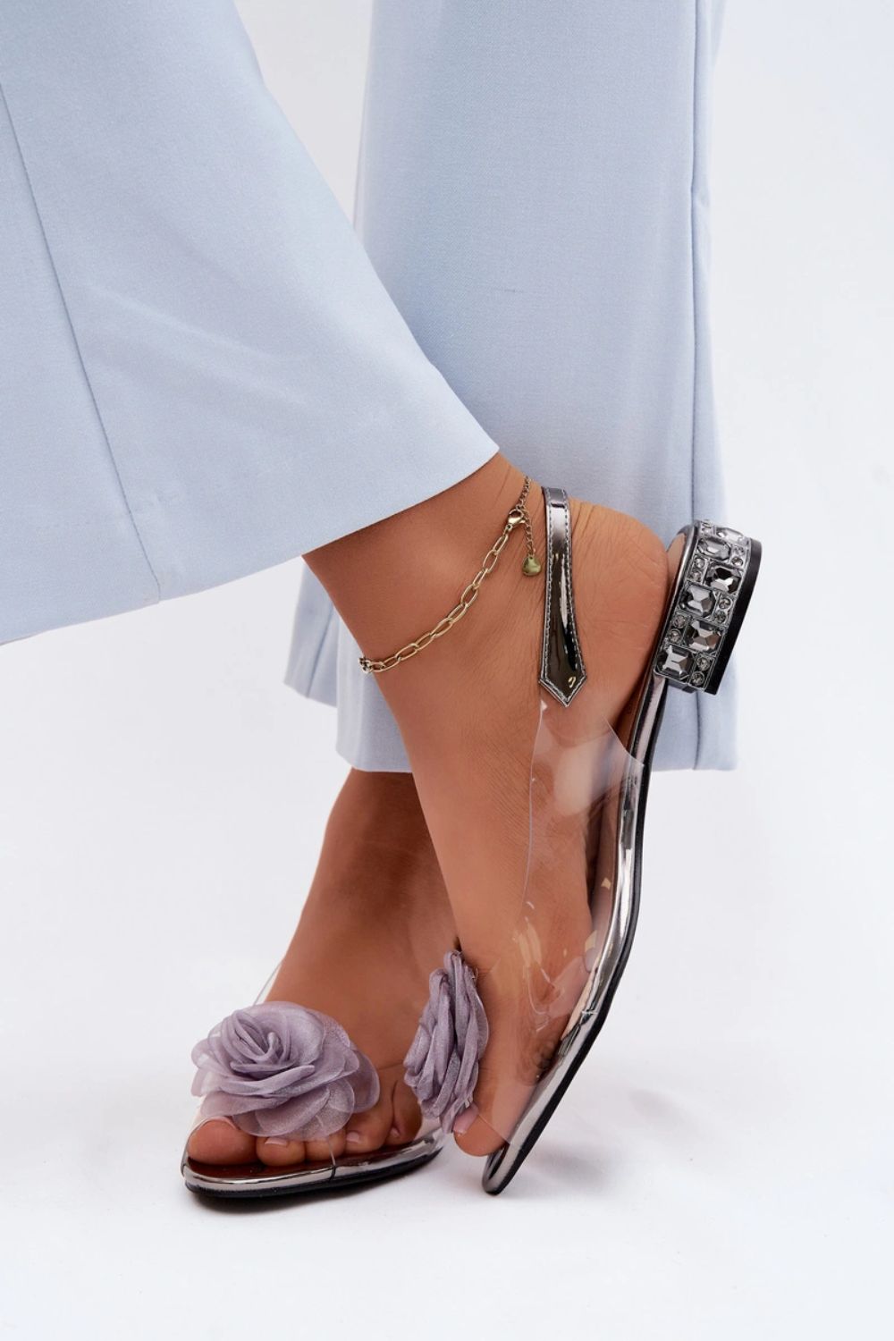 Step In Style Graphite Sandals - view 4