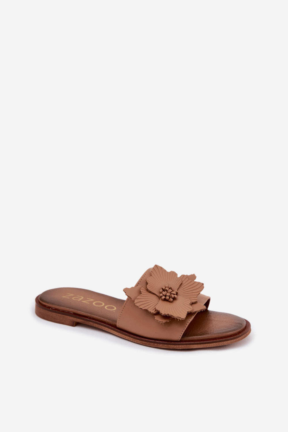 Step In Style Zazoo Cappuccino Flat Flip Flops - view 2