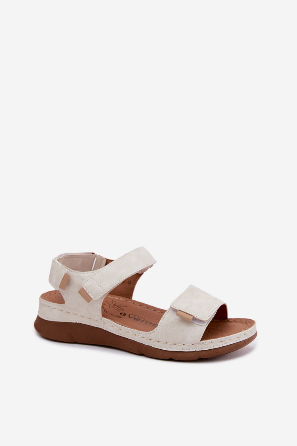 Step In Style Linora White Faux Leather Wedge Sandals - view 2