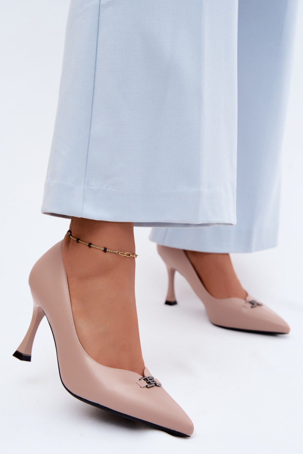 Step In Style Vinceza Beige High Heels