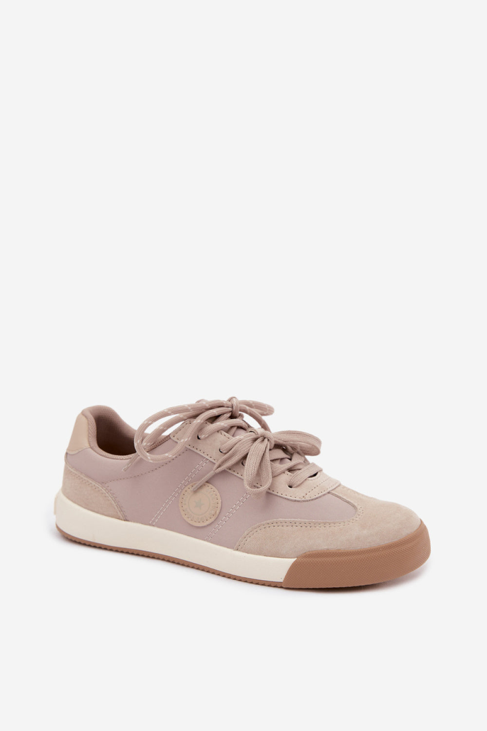 Step In Style Beige Suede Trainers - view 2