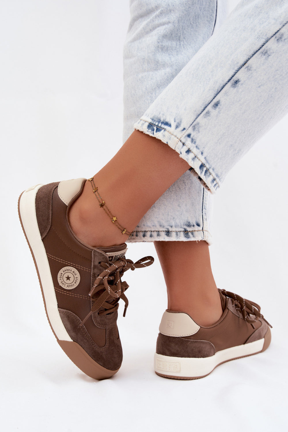 Step In Style Brown Suede Trainers - view 3