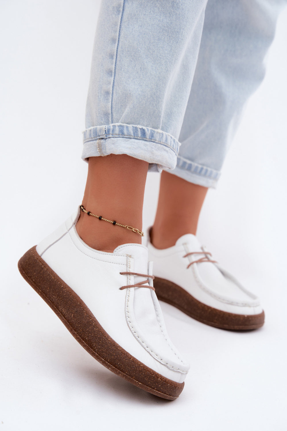 Step In Style Artiker White Platform Shoes