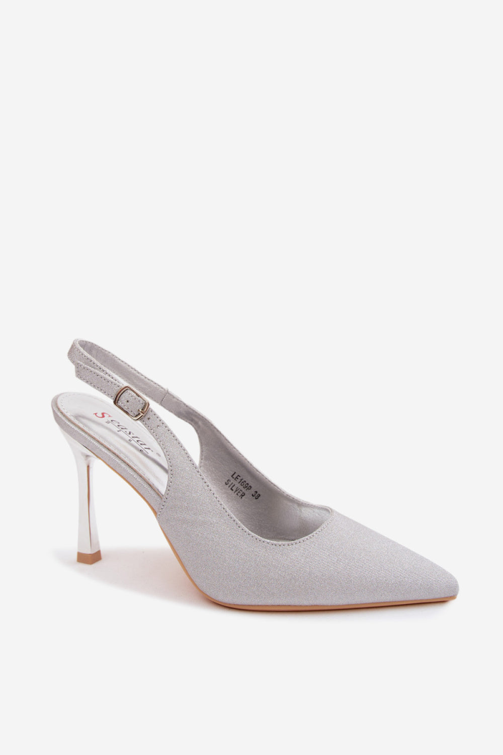 Step In Style Mercella Silver Stiletto High Heels - view 2