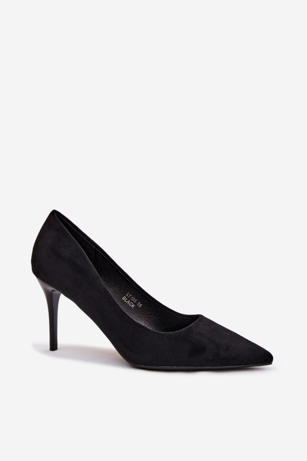 Step In Style Tropessa Black Faux Suede Stiletto High Heels - view 2