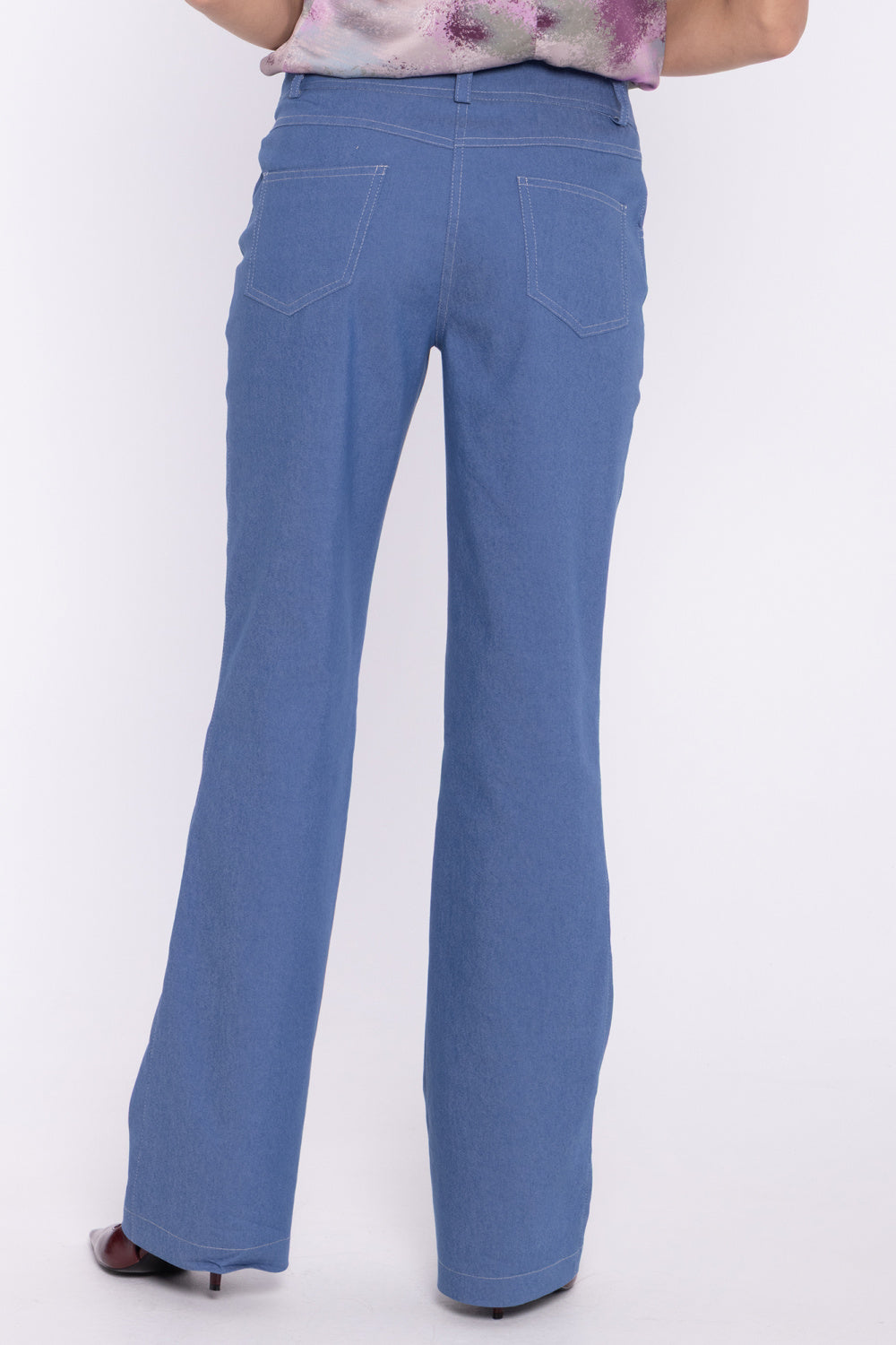 Nife Denim Blue Bodycon Cotton Jeans - view 3