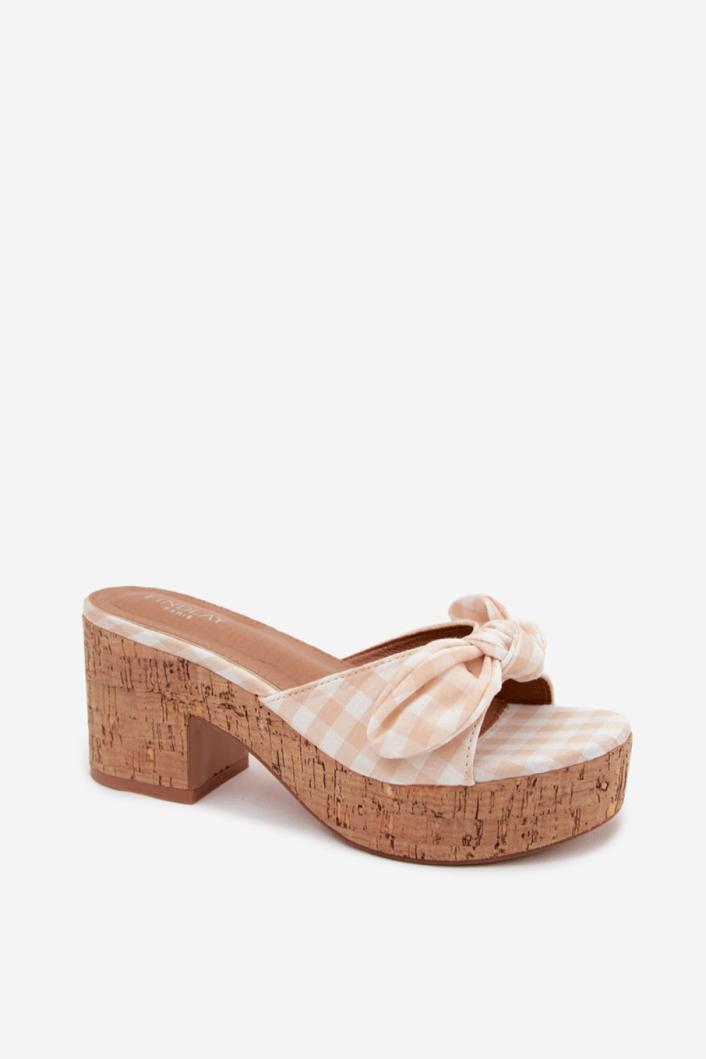 Step In Style Magnella Beige Platform Heeled Sandals - view 2