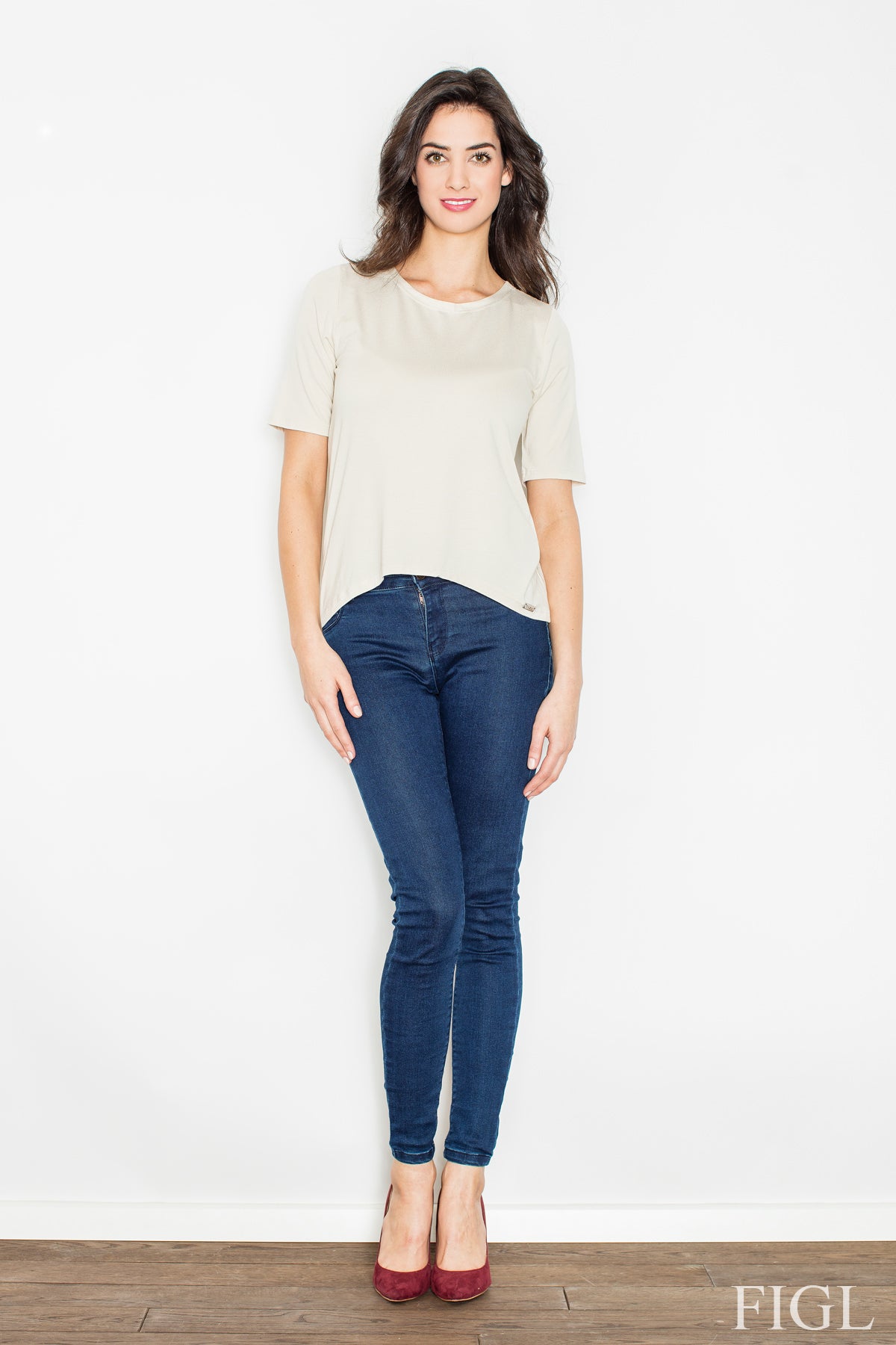 Figl Ecru Viscose Blouse - view 3