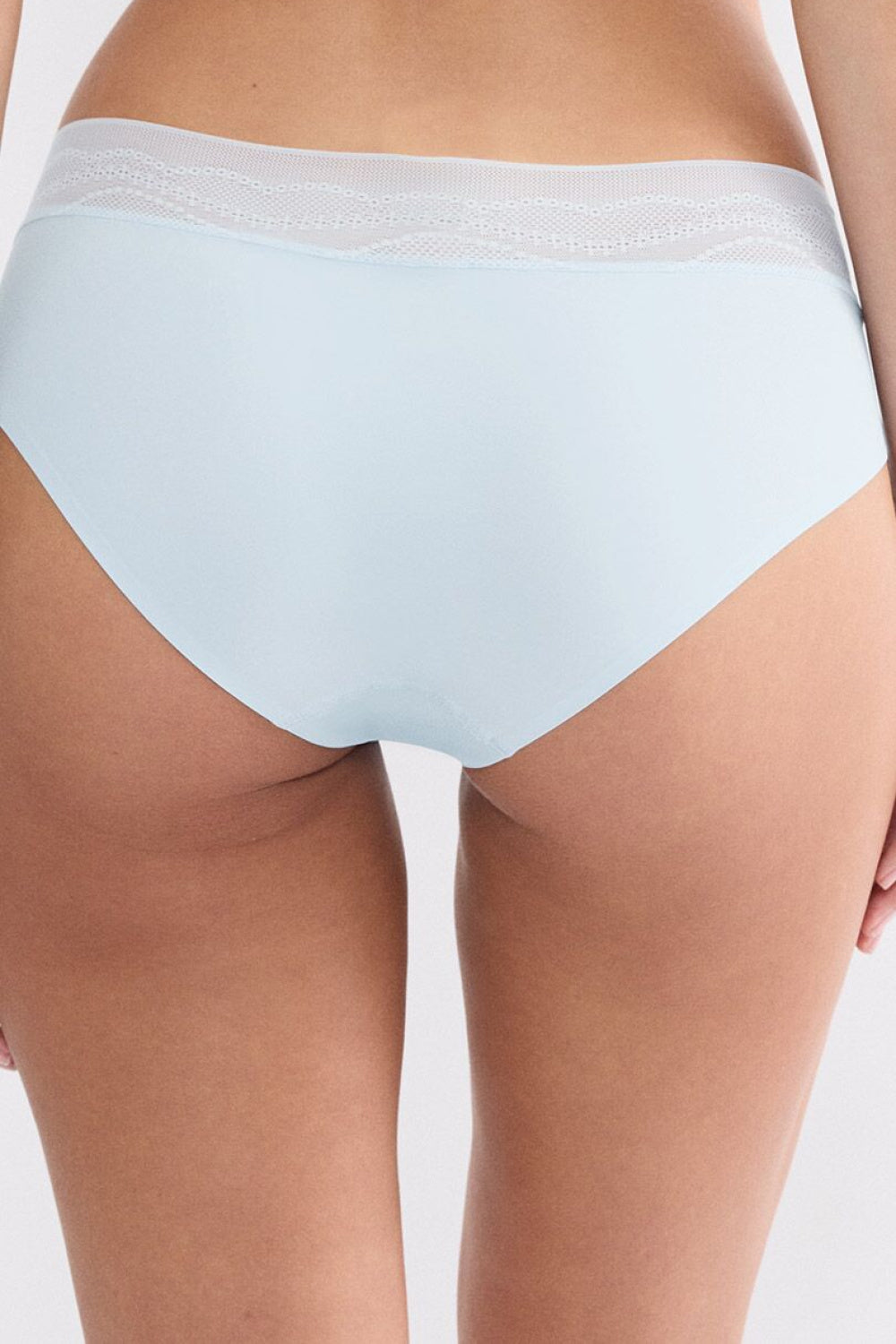 Triumph Breathe Light Blue Lace Knickers - view 3