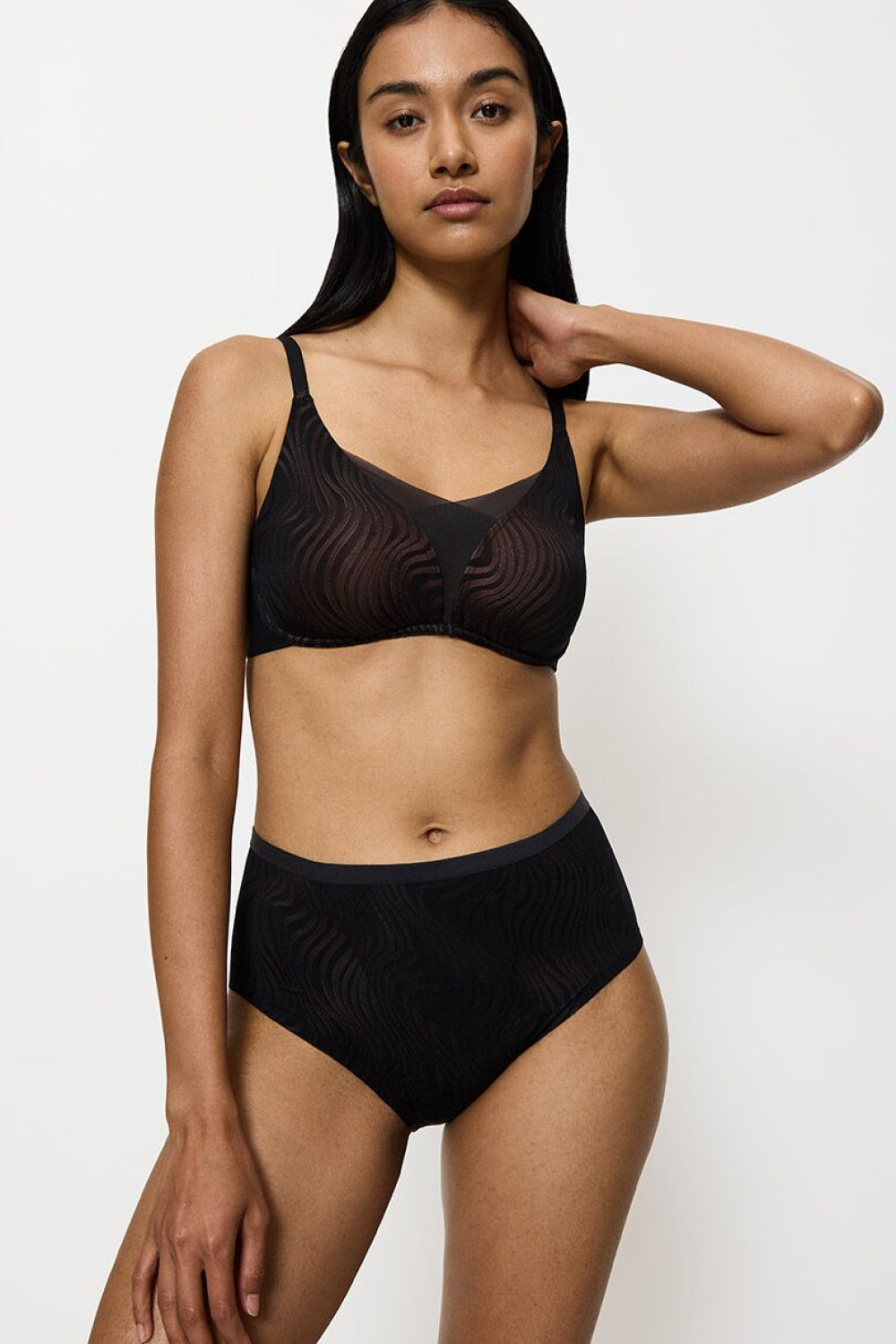 Triumph Shape Smart Ellipse Black High Waisted Knickers - view 2