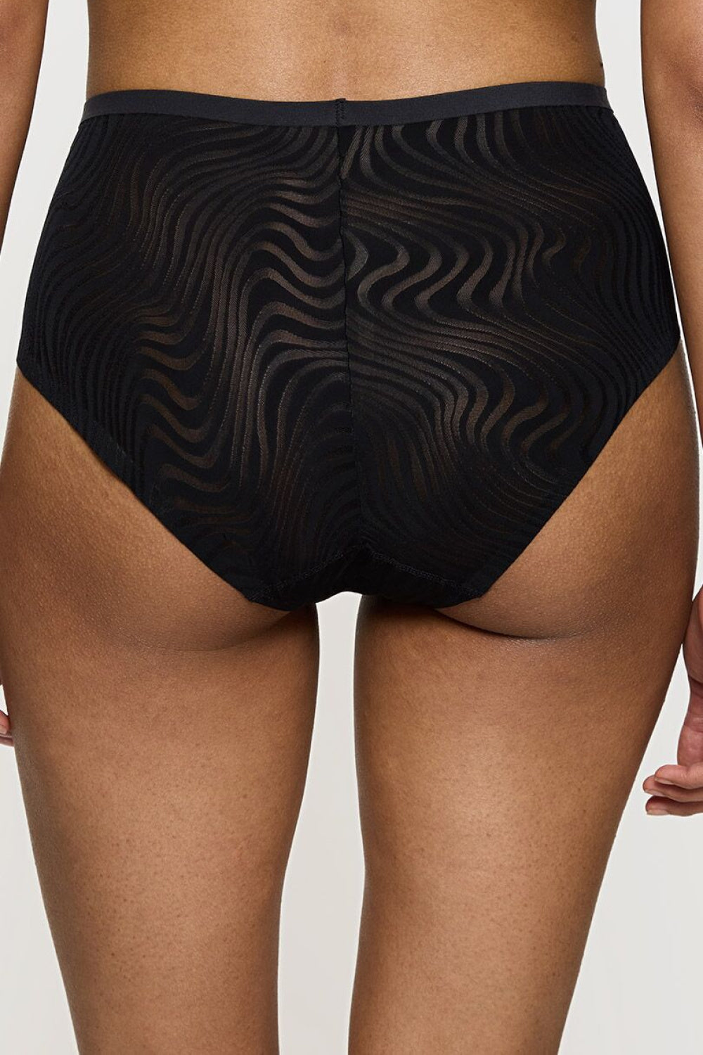 Triumph Shape Smart Ellipse Black High Waisted Knickers - view 3