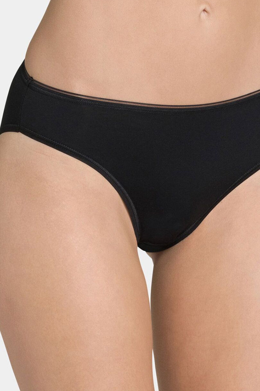 Sloggi Feel Sensational Tai Black Knickers