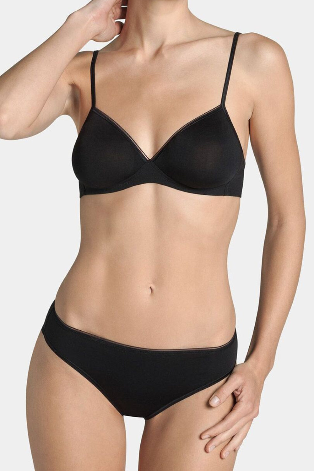 Sloggi Feel Sensational Tai Black Knickers - view 2