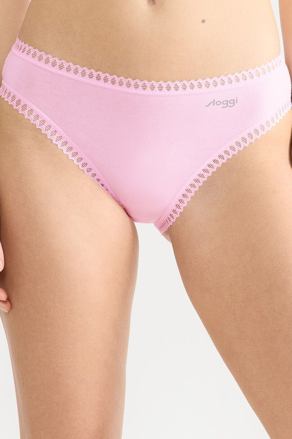 Sloggi Pink Printed Lace Lingerie Set - view 3
